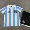 1986 Retro Kids Size Argentina National Team Home Jersey front view
