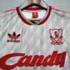 1990/1991 Retro Liverpool Away Football Shirt detail view