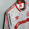 1990/1991 Retro Liverpool Away Football Shirt detail view