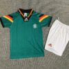 1992 Retro Kids Size Germany Away Soccer Jersey front view
