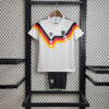 1992 Retro Kids Size Germany Home Soccer Jersey front view