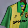1992/1994 Retro Manchester United Third Away Football Shirt detail view