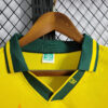 1994 Retro Brazil Soccer Jersey Home detail view