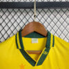 1994 Retro Kids Size Brazil Home Soccer Jersey detail view