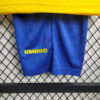 1994 Retro Kids Size Brazil Home Soccer Jersey detail view