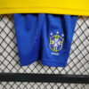 1994 Retro Kids Size Brazil Home Soccer Jersey detail view