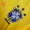 1994 Retro Kids Size Brazil Home Soccer Jersey detail view