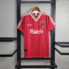 1995/1996 Retro Liverpool Home Football Shirt front view