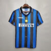 1997/1998 Retro Internazionale Milan Home Football Jersey front view