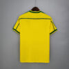 1998 Retro Brazil Soccer Jersey Home back view
