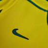 1998 Retro Brazil Soccer Jersey Home detail view