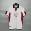 1998 Retro England Home Soccer Jersey front view