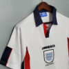 1998 Retro England Home Soccer Jersey detail view