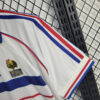 1998 Retro France Away Football Shirt detail view