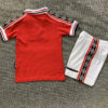 1998/1999 Retro Kids Size Manchester United Home Football Shirt back view