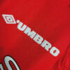 1998/1999 Retro Manchester United Home Football Shirt detail view