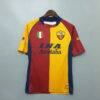 2001/2002 Retro Roma Home Soccer Jersey front view