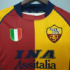 2001/2002 Retro Roma Home Soccer Jersey detail view