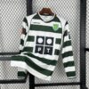 2001/2003 Retro Long Sleeve Sporting Lisbon Home Football Shirt front view
