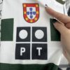 2001/2003 Retro Long Sleeve Sporting Lisbon Home Football Shirt detail view