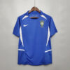2002 Retro Brazil Away Soccer Jersey front view
