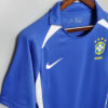 2002 Retro Brazil Away Soccer Jersey detail view