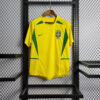2002 Retro Brazil Soccer Jersey Home front view