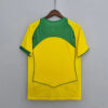 2004 Retro Brazil Soccer Jersey Home back view