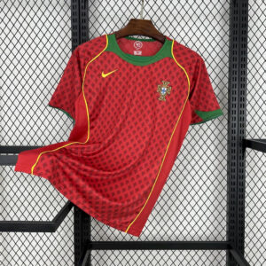 2004 Retro Portugal Home Football Shirt
