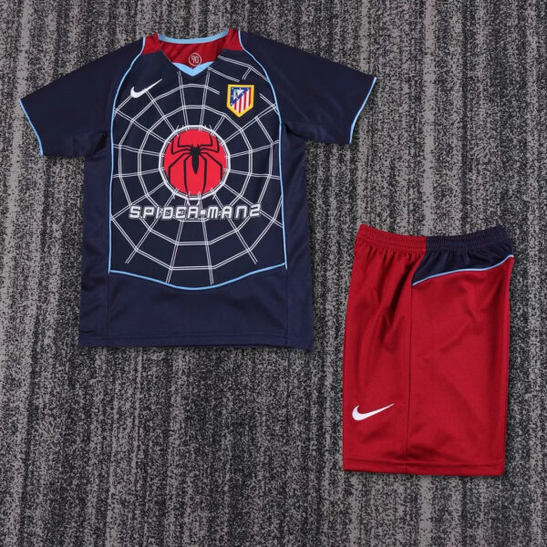 2004/2005 Retro Atletico Madrid Away Football Shirt Kids Size