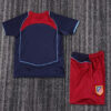 2004/2005 Retro Atletico Madrid Away Football Shirt Kids Size back view