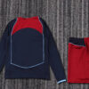 2004/2005 Retro Long Sleeve Atletico Madrid Away Football Shirt Kids Size back view
