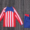 2004/2005 Retro Long Sleeve Atletico Madrid Home Football Shirt back view