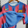 2005/2006 Retro Barcelona Home Football Shirt UEFA Champions League detail view