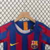 2005/2006 Retro Kids Size Barcelona Home Football Shirt detail view