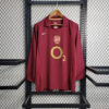 2005/2006 Retro Long Sleeve Arsenal Home Football Shirt front view