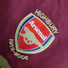2005/2006 Retro Long Sleeve Arsenal Home Football Shirt detail view