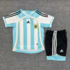 2006 Retro Argentina Home Football Shirt Kids Size front view