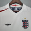 2006 Retro England Home Soccer Jersey detail view
