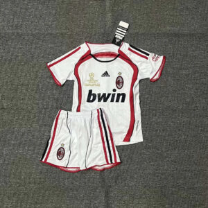 2006/2007 Retro AC Milan Away Soccer Jersey Kids Size