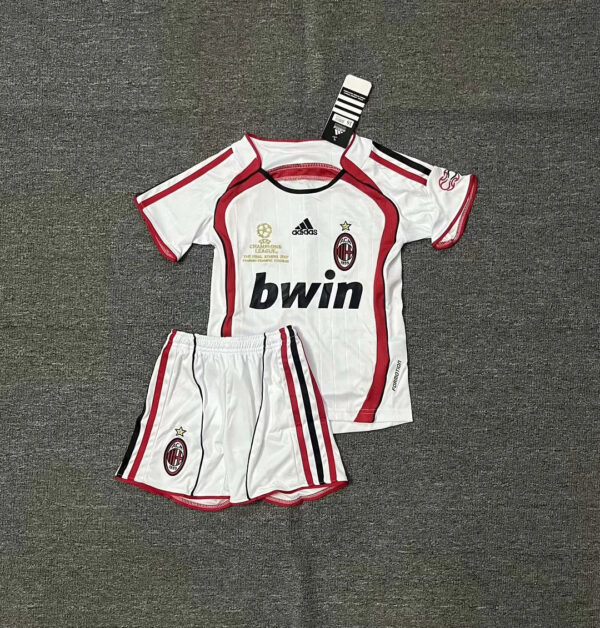 2006/2007 Retro AC Milan Away Soccer Jersey Kids Size