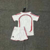 2006/2007 Retro AC Milan Away Soccer Jersey Kids Size back view