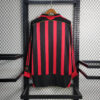 2006/2007 Retro Long Sleeve AC Milan Home Football Shirt back view