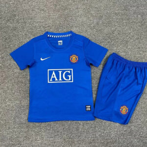 2007/2008 Retro Kids Size Manchester United Away Football Shirt