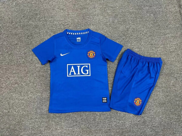 2007/2008 Retro Kids Size Manchester United Away Football Shirt