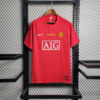 2007/2008 Retro Manchester United Home Champions League Edition Football Shirt front view