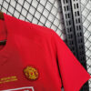 2007/2008 Retro Manchester United Home Champions League Edition Football Shirt detail view