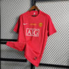 2007/2008 Retro Manchester United Home Champions League Edition Football Shirt detail view