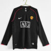 2007/2008 Retro Manchester United long Sleeve Soccer Jersey Third Away front view