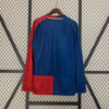 2008/2009 Retro Long Sleeve Barcelona Football Shirt Home Champions League back view